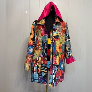 Oopera Reversible Spring Jacket With Removable Hoodie ( like New)